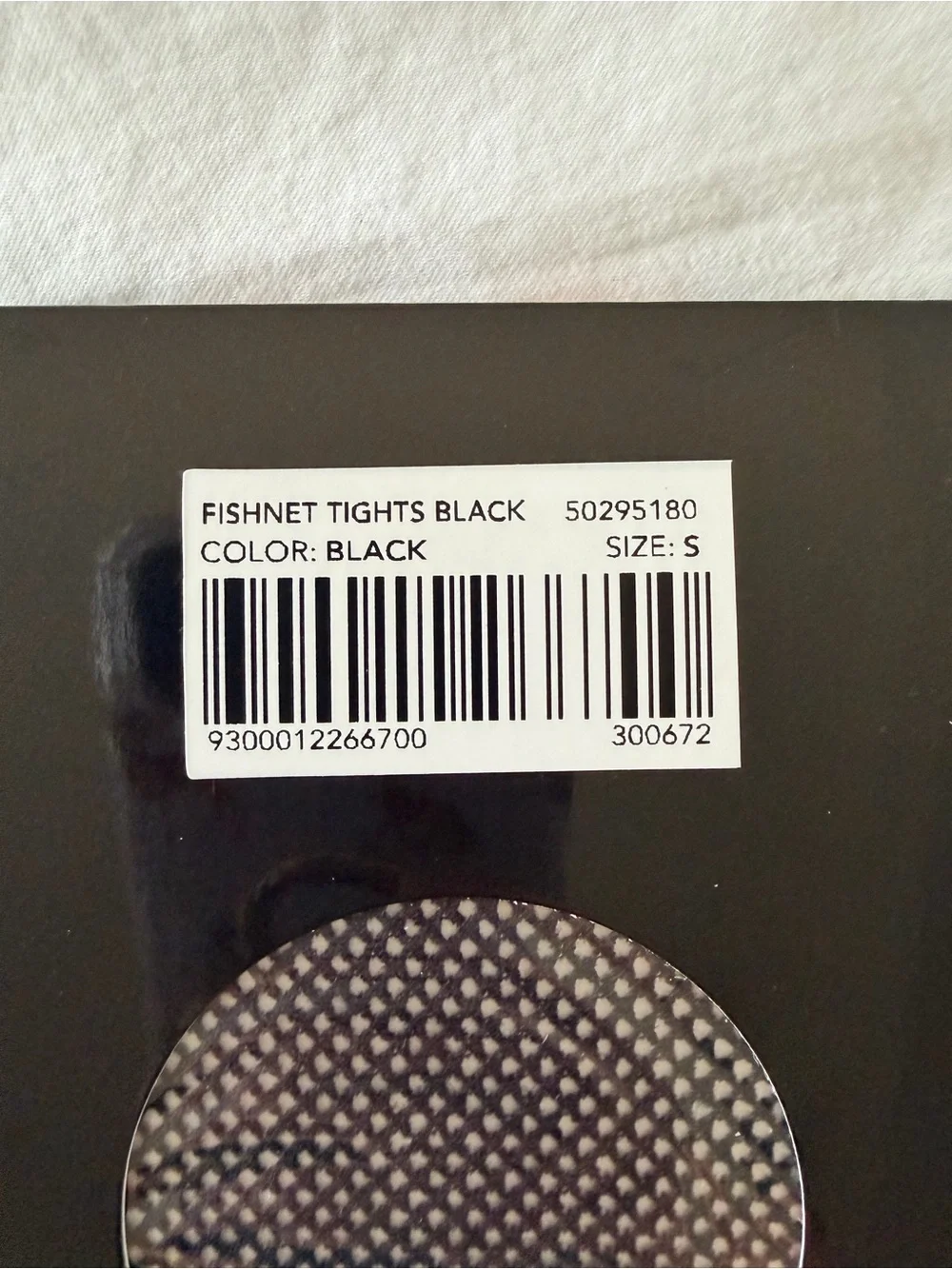 ✨ NWT Honey Birdette Black Fishnets – Luxury Full-Length Tights - Small ✨